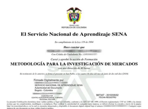 Certificación de mercado